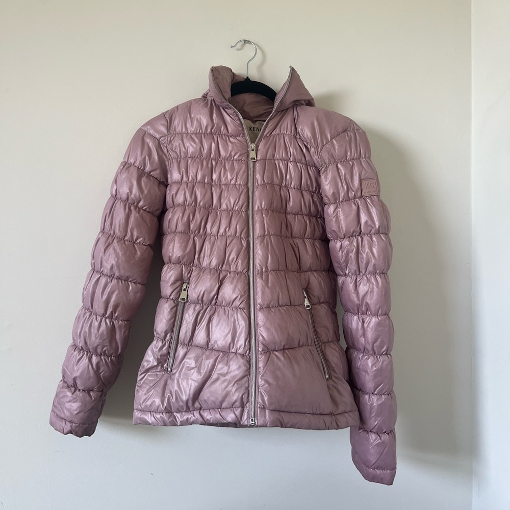 Kenneth Cole XS Pink Puffer Jacket